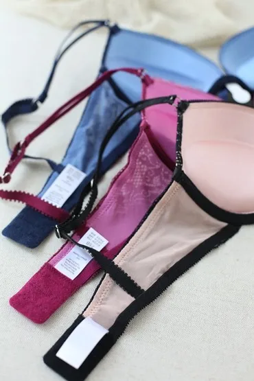 S56 модные удобные цветочный Кружево бантом Push Up Bra и Трусики для женщин комплект Для женщин пикантные Нижнее Бельё для девочек белье