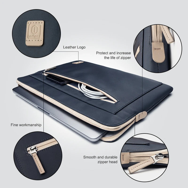 WIWU водонепроницаемая сумка для ноутбука Macbook Air 11 12 13 3 Pro 15 6 дюймов Сумка чехол iPad 9