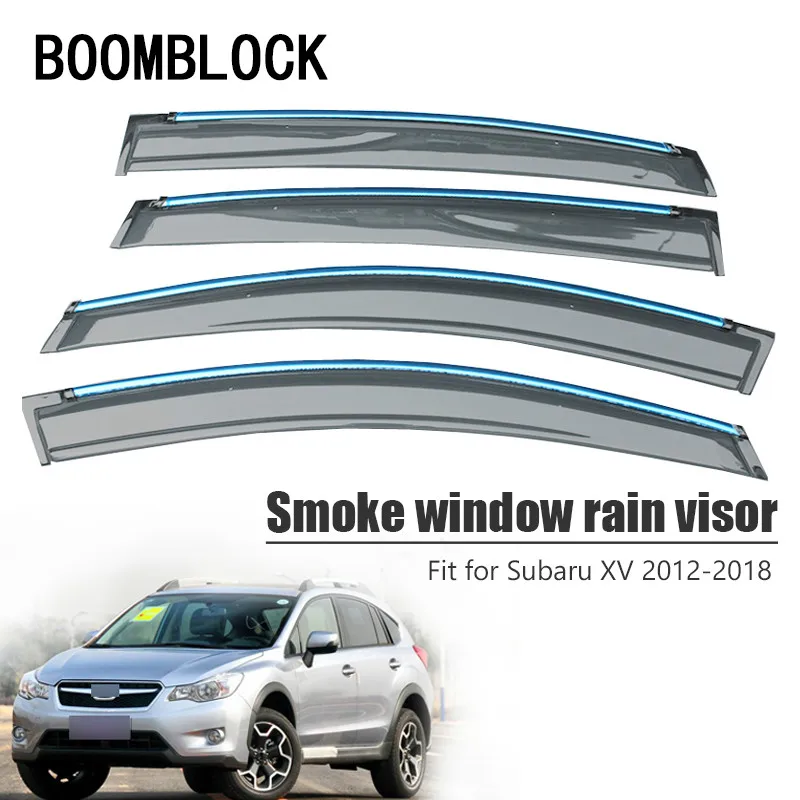 Высокое качество 4 шт. дымчатое окно дождевик для Subaru XV 2018 2017 2016 2015 2014 2013 2012 ABS
