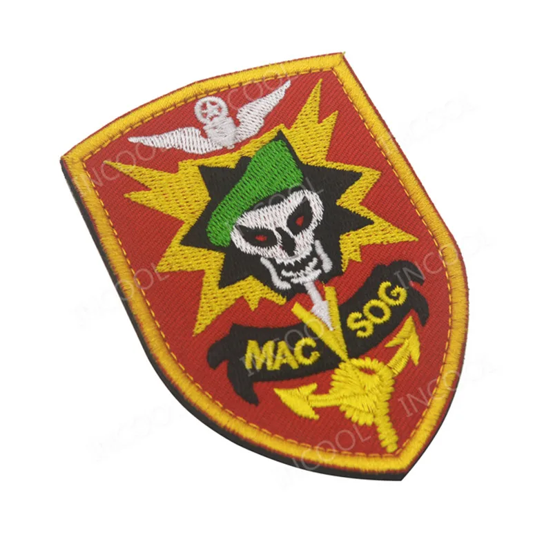 MACV SOG вышивка нашивка Тактическая Военная помощь команда патч эмблема значки
