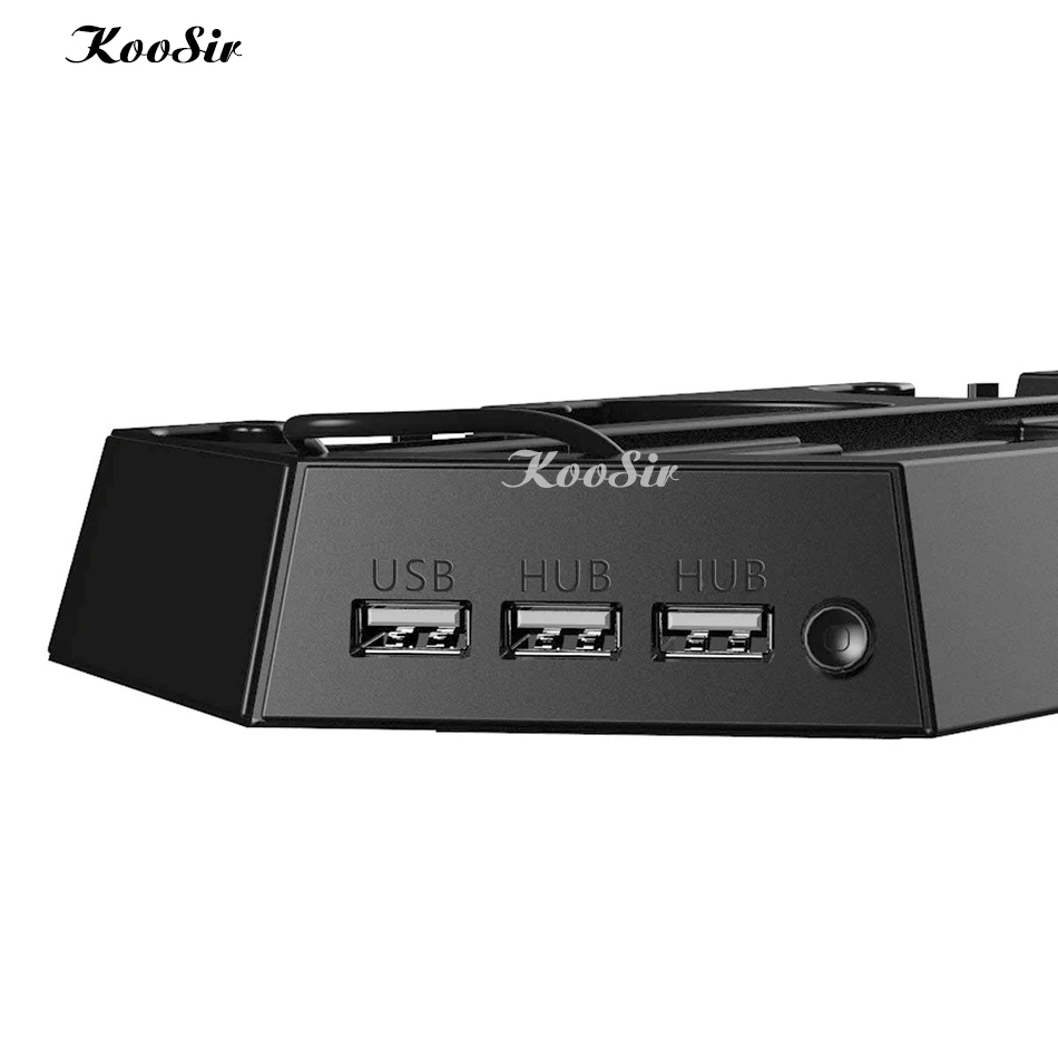 Подставка для PS4 с охлаждающим вентилятором + зарядная док-станция двойным