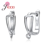 new fashion factory price one pair 925 sterling silver hollow hoop earrings women girls accessories jewelry for party
