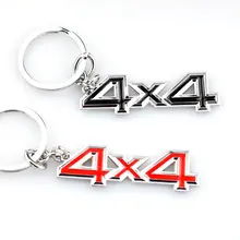 Автомобильный Стайлинг 3D Эмблема 4x4 металлический брелок для