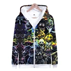 Толстовка Fnaf мужская с мультяшным медведем, куртка пять ночей у FNAF, худи в стиле Харадзюку, свитшот для мальчиков, весна-осень