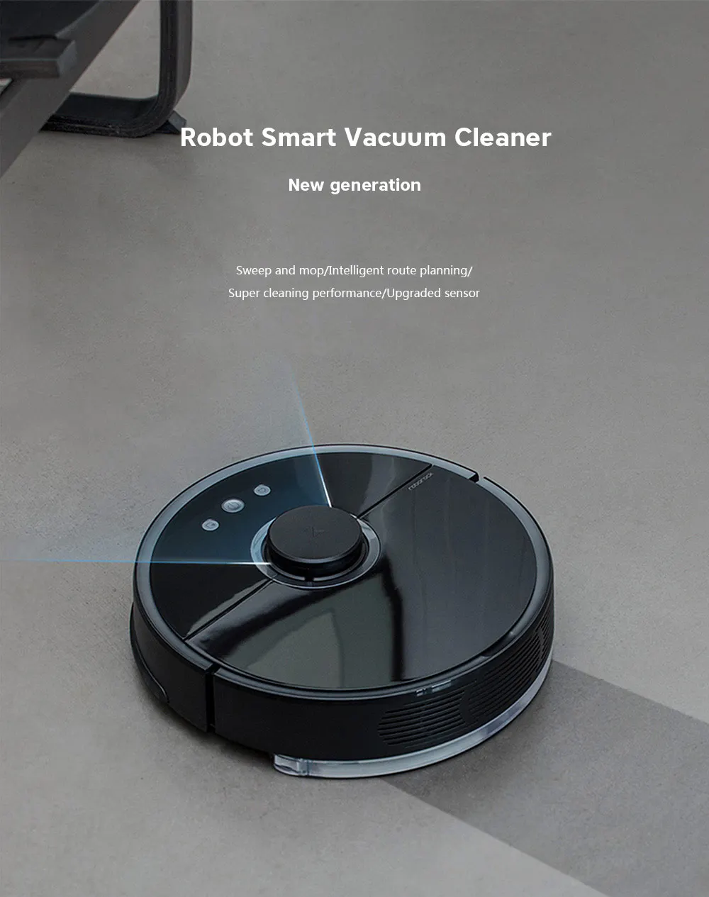 Робот-пылесос Roborock S55, 2 стерилизации, управление с помощью приложения, умная планируемая уборочная машина для влажной уборки, новая распродажа