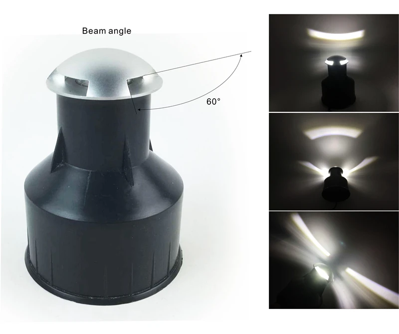 Утопленная светодиодная подземная лампа 3 Вт CREE IP67 12 В 24 В|deck led|led undergroundfloor light |