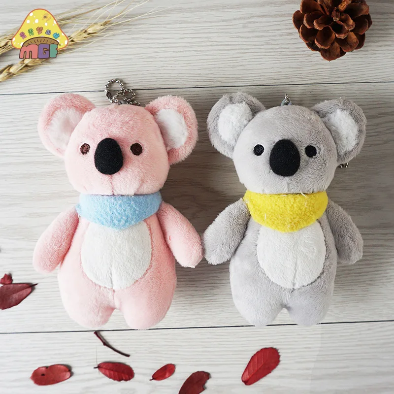Пять Kawaii животных плюшевые игрушки коала Висячие крокодил мягкие игрушки медведь сумка брелок кулон Маленькие куклы свадебные игрушки
