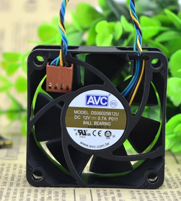 

SSEA New cooling fan for AVC DS06025B12U P011 12V 0.7A 6025 60*60*25mm Double ball