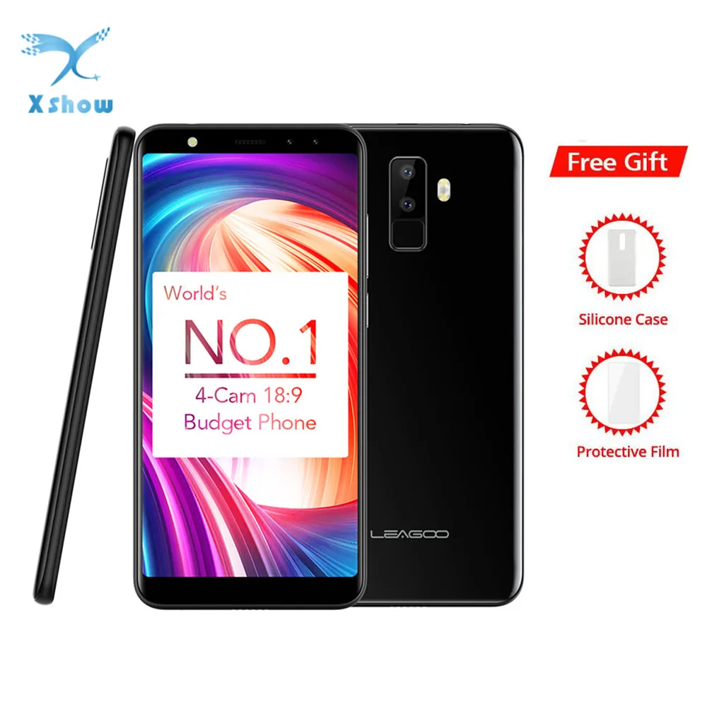 LEAGOO M9 смартфон с 5 дюймовым дисплеем четырёхъядерным процессором MT6580A ОЗУ 2 Гб ПЗУ