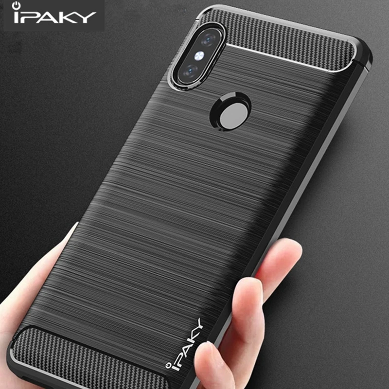 IPAKY матовый Ударопрочный силиконовый чехол для Xiaomi Redmi Note 5 Pro Xiomi 6 7 Mi 8 SE Pocophone F1