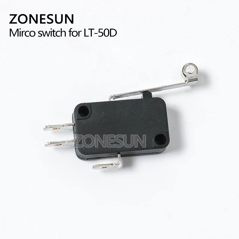 

ZONESUN Microswitch With Handle Belt Electric Limit Micro Switch For LT-50DT Round Bottle Labeling Machine