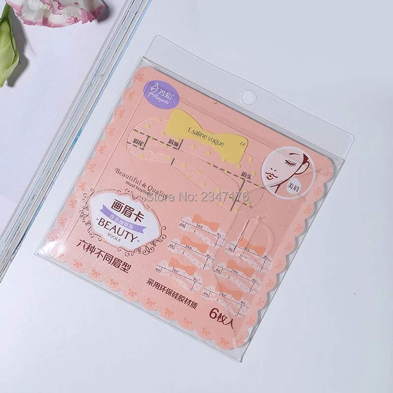 

30pcs Styles DIY Magic Permanent Makeup Eyebrow Ruler for Grooming Shaping Eyebrow Template For beginners Beauty Makeup Tools