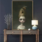 Картина WANGART, детская странная темная королева мира, пчела, постер на холсте, Настенная картина, картина, украшение для дома, спальни