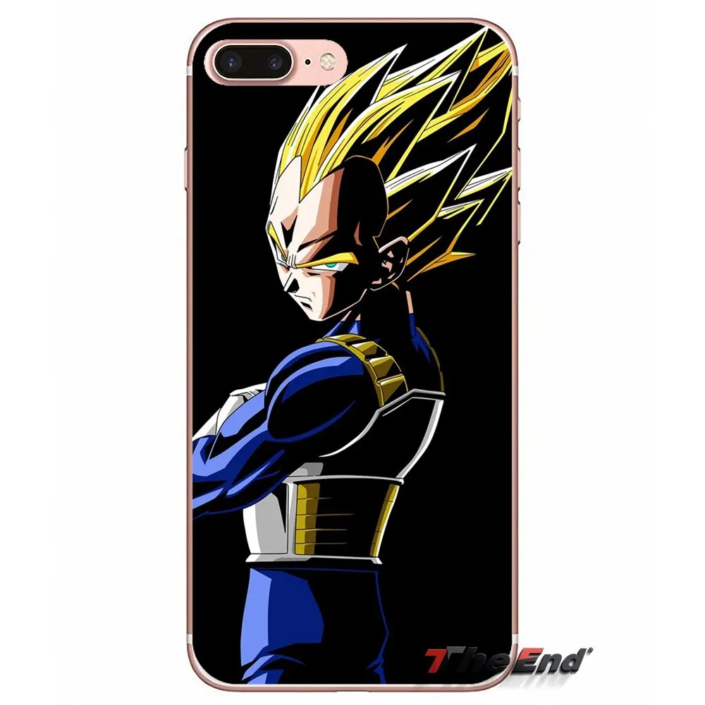 Для Apple iPhone X 4 4S 5 5S SE 5C 6 6s 7 8 плюс ТПУ прозрачный чехол покрывает Dragon Ball z Супер