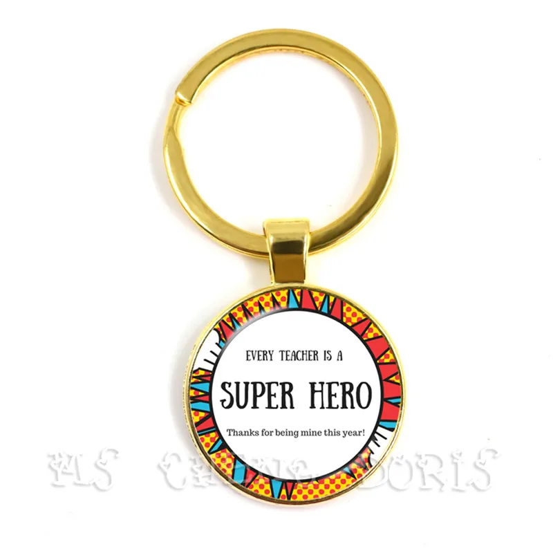 Merci Maitresse Key Chain Bohemian Jewelry Quote Keyring Round Glass Cabochons Supplies Craft Keychain Gift for Women Pendant | Украшения и