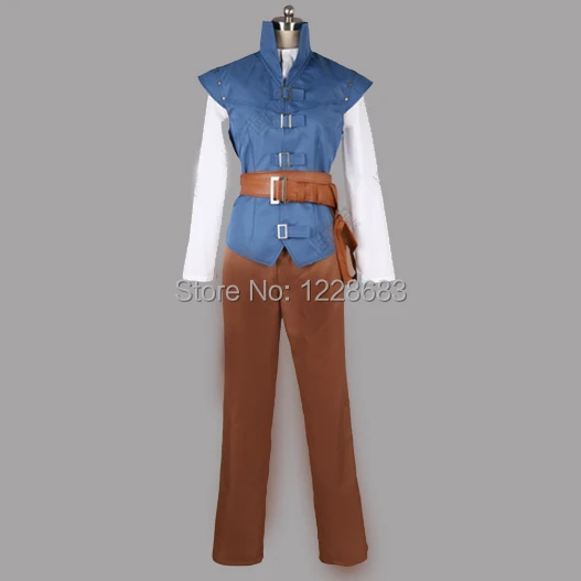 Бесплатная доставка Рапунцель и Флинн костюм всадника Косплэй|costume cosplay|flynn rider