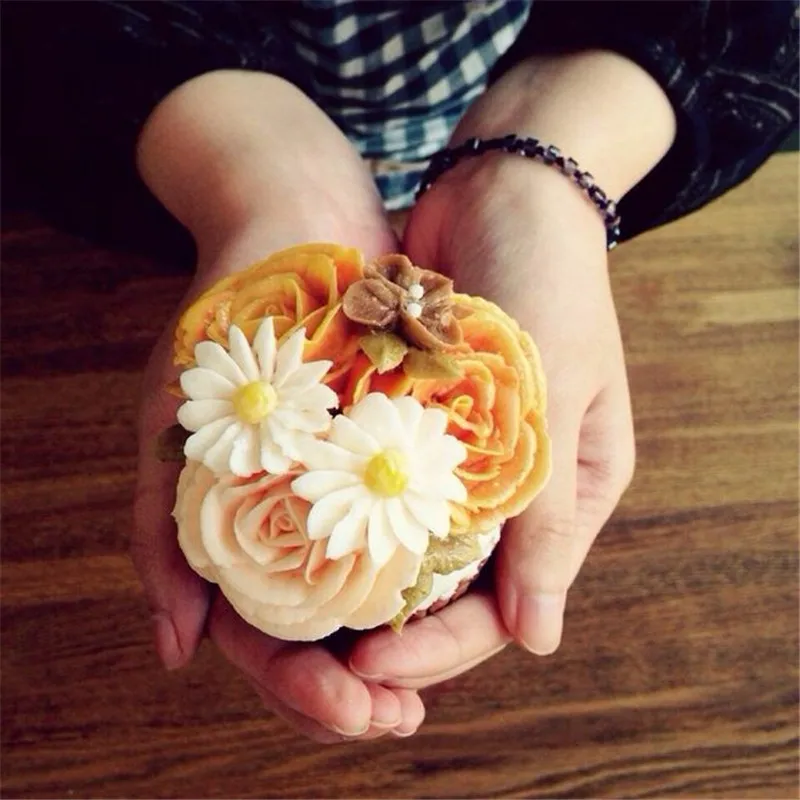 Набор насадок для украшения торта из нержавеющей стали 12 шт.|Принадлежности