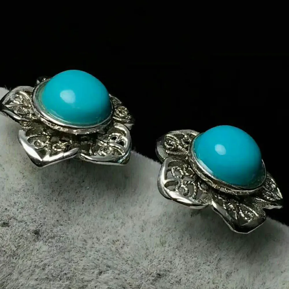 Женские серьги-гвоздики из стерлингового серебра 925 пробы RADHORSE с цветком сливы в