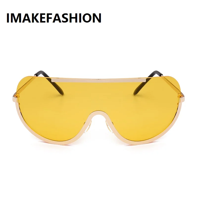 IMAKEFASHION 2017 оверсайз солнцезащитные очки для женщин большой экран люкс JWW236|oversized