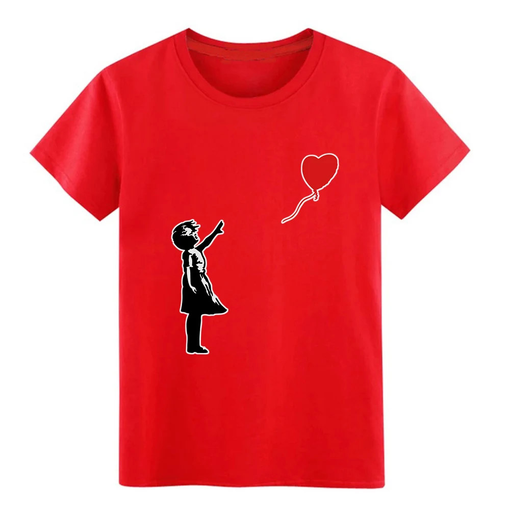 Banksy ba03 футболка с красным воздушным шаром S-XXXL буквами для фитнеса новый стиль