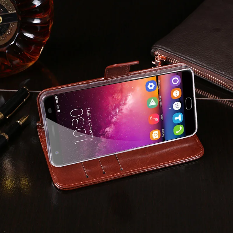 Для Oukitel K6000 плюс чехол Роскошный кожаный для телефона защитный бумажник с