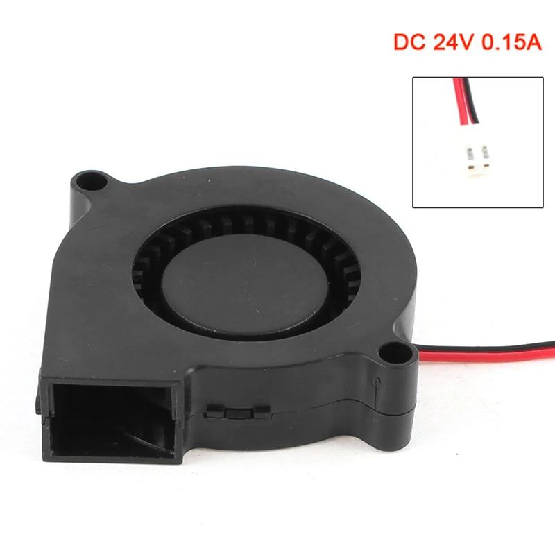 

New 2 Pin Connector Brushless DC 24V 0.15A Turbo Blower Cooling Fan QJY99