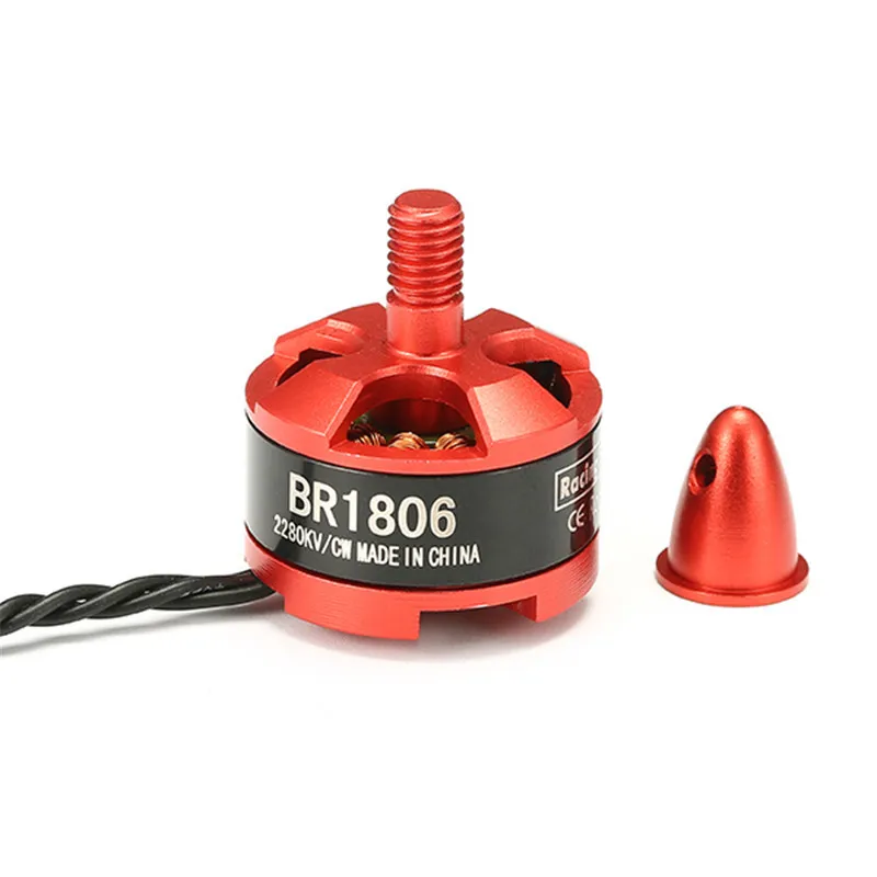 Новейшее высокое качество 4 шт. Racerstar Racing Edition 1806 BR1806 2280KV 1-3S бесщеточный двигатель