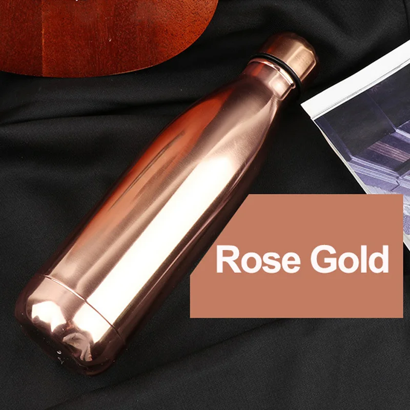 500ML Thermos cup Stainless steel thermos coffee mug Outdoor Sports Double Wall Drink Water Cup Vacuum flask for water bottle | Дом и сад
