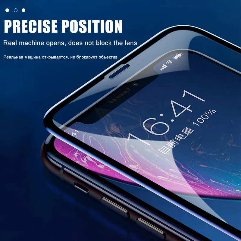 11D изогнутое полное защитное стекло на IPhone 6 6s 7 8 Plus закаленное для Защитная пленка