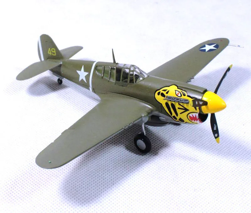 TRUMPETER 1: 72 Мировой войны II США P40E модель бойца летающих тигров 37272 редкая