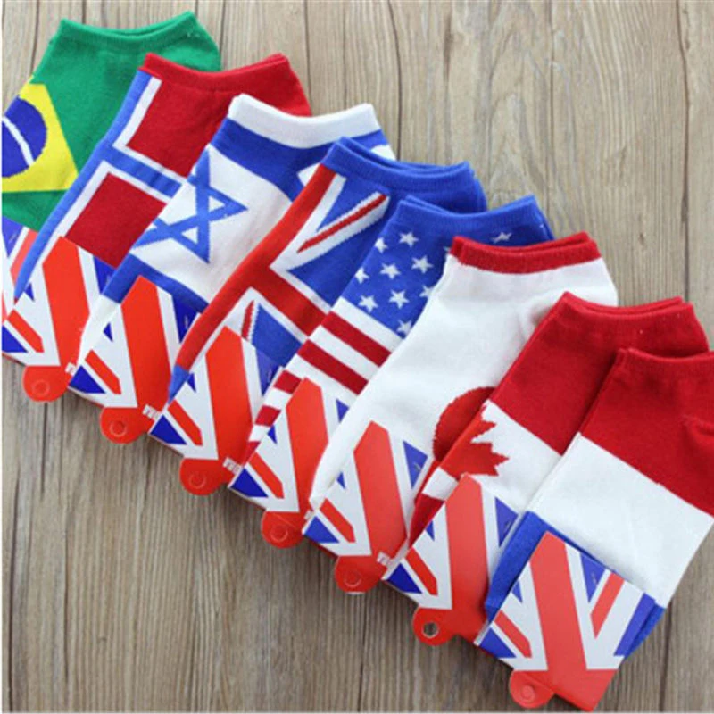 Носки хлопковые с низким вырезом для мальчиков Размеры 35 40|flag socks|ankle sockssocks sock |