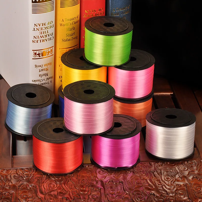

90 M 100 yards Balloons Ribbon Satin Wedding Balloon Ribbon Roll diy Ballons Accessories Birthday Party Decorations Kids Adult