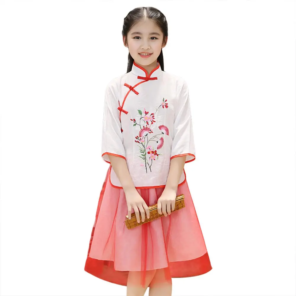 

raditional Ladies Short Sleeve Floral Vintage Wedding Evening Prom Casual Cosplay Style Outfit Clothing Stand Collar Costume