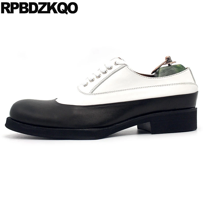 Роскошные итальянские дизайнерские Брендовые мужские черно белые классические