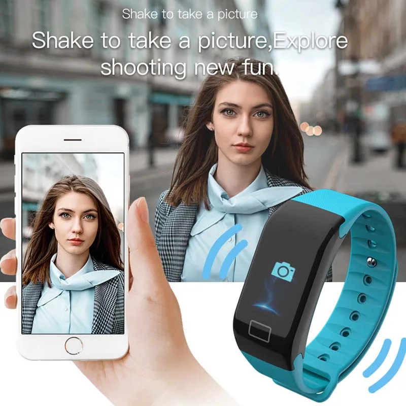 Умный Браслет F1 Plus водонепроницаемый цветной экран спортивный смарт-браслет с