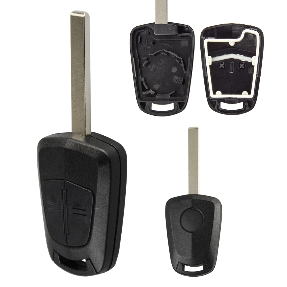 OkeyTech 2 кнопки чехол для дистанционного ключа от машины оболочки Fob Vauxhall Opel Corsa Agila