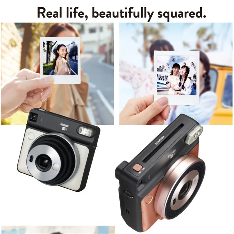 Fujifilm Instax Square 6 мини камера Мгновенной Печати Трехцветная вспышка для камеры