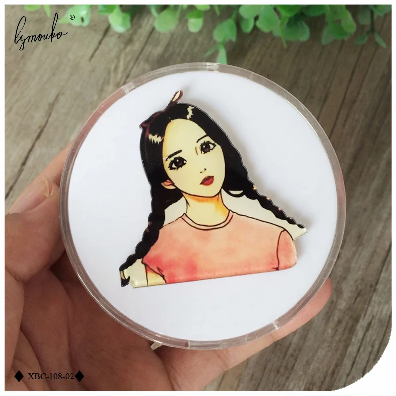 Чехол для контактных линз Lymouko новый дизайн модный популярный чехол с зеркалом