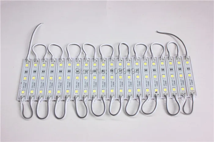 200 шт. 5050 3 светодиодных модуля белый водонепроницаемый DC12V LED Канал Буквы высокой