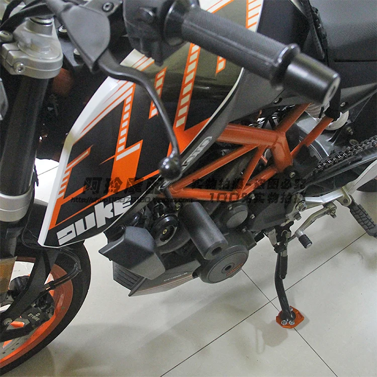 Выдвижная боковая подставка для мотоцикла увеличенная опорная пластина KTM DUKE 125