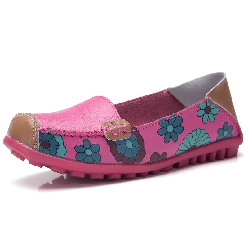 Pink loafers shoe Ультра-женские лоферы; кроссовки без застежки; мужская обувь на плоской подошве; износостойкие женские мокасины; повседневные лоферы; цвет черный, белый; Размеры 35-42 - Цвет: Pink loafers shoe