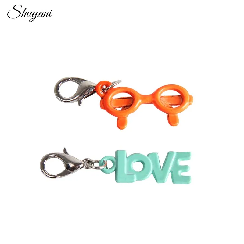 100 шт Разноцветные европейские браслеты Очаровательные Подвески модные