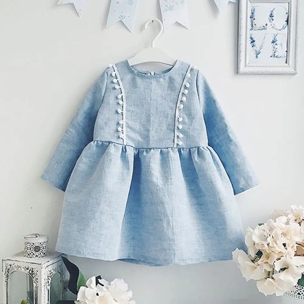 Pudcoco 2019 Brand New Girl Long Sleeve Princess Dress Kid Baby Party Prom Wedding Pageant Tutu Dresses | Детская одежда и обувь