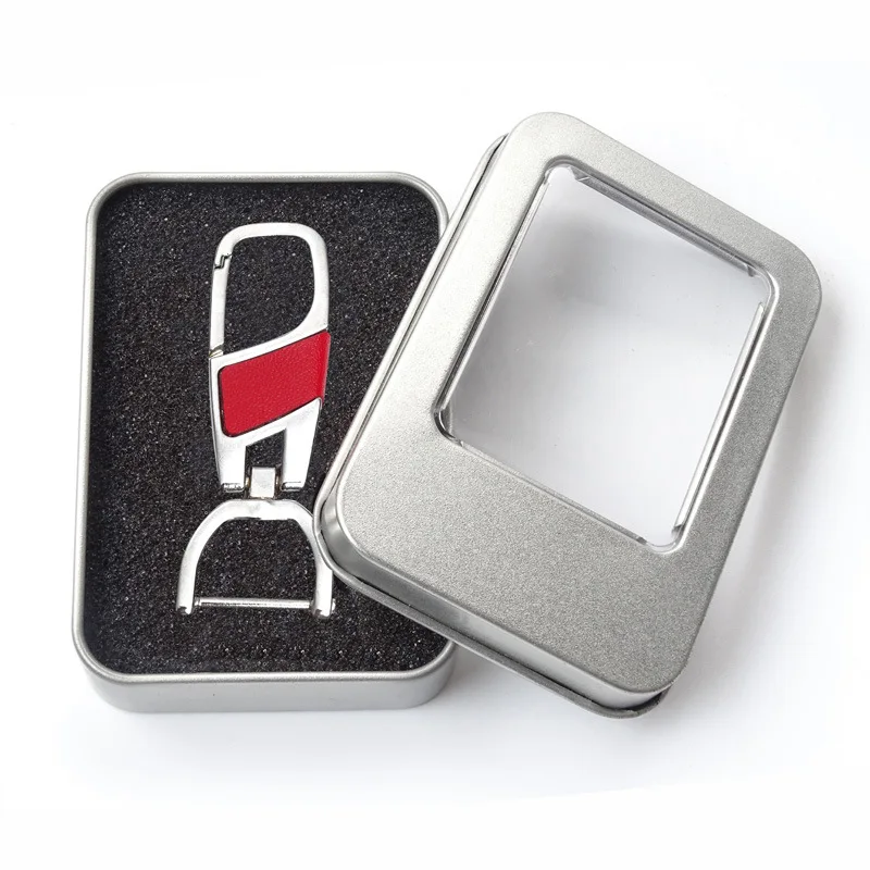 Высококачественный сплав Натуральная кожа Мужская цепочка для ключей