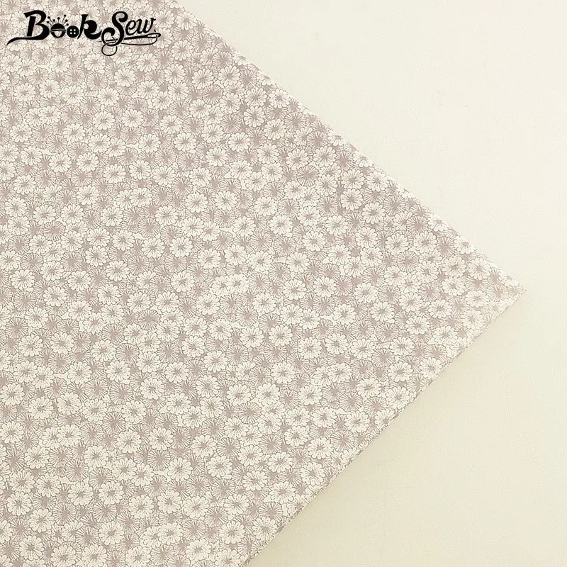 Booksew 100% хлопчатобумажная саржевая ткань с цветами для шитья сделай сам детское