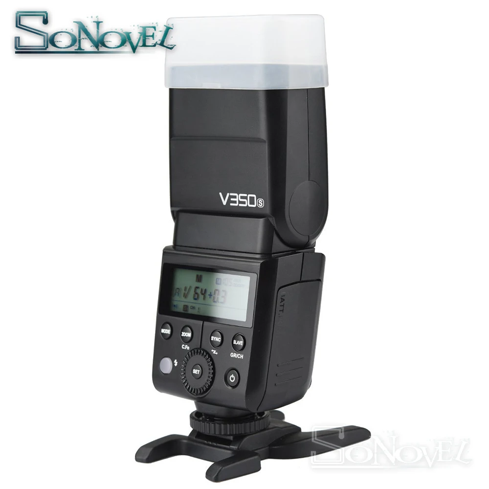 Вспышка для камеры 2x Godox V350S TTL HSS 1/8000s со встроенной литий ионной батареей 2000 мАч и