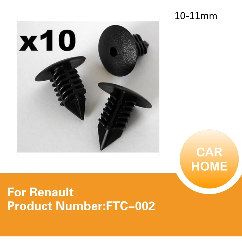 10 ели отделкой Панель клип для Renault колесной арки|trim panel clips|panel clipsclip for renault |
