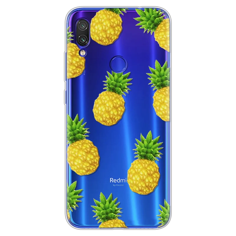 duoboluo Мягкий силиконовый чехол с милыми цветочками для Xiaomi Redmi Note 7 6,3 '', тонкий чехол для Xiomi Redmi Note 7, роскошный ТПУ чехол для телефона - Цвет: duoboluo