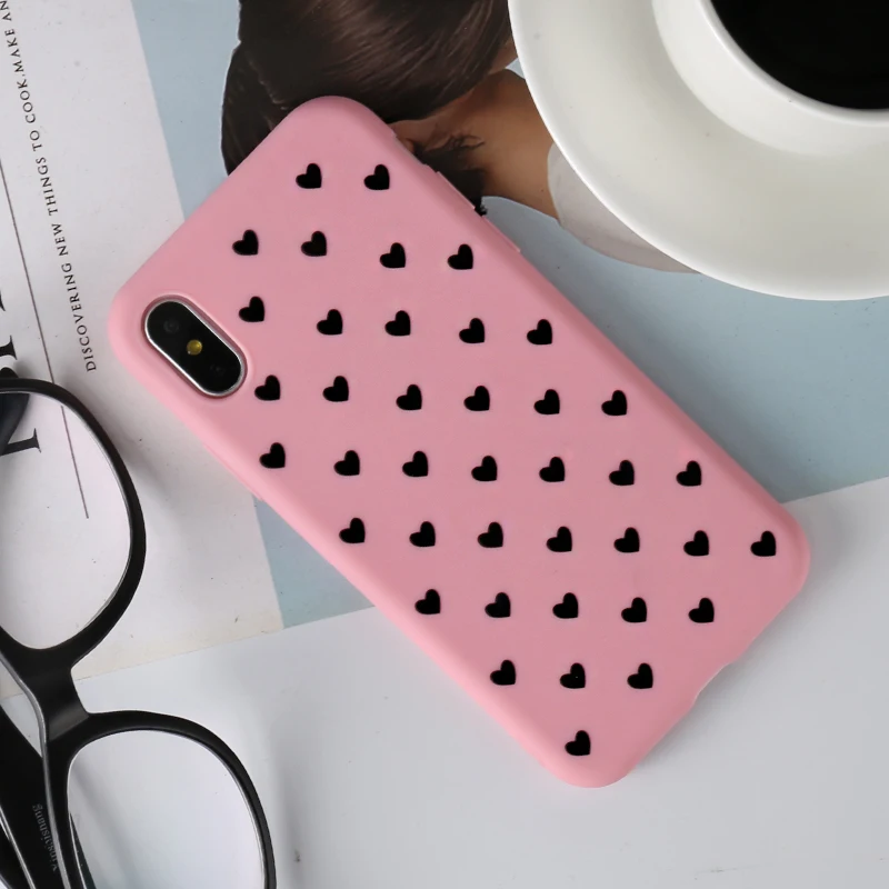 Чехол для телефона с сердечками Samsung Galaxy A80 A70 A60 A50 A40 A30 A20e A10 M10 M20 M30 мягкий чехол S10