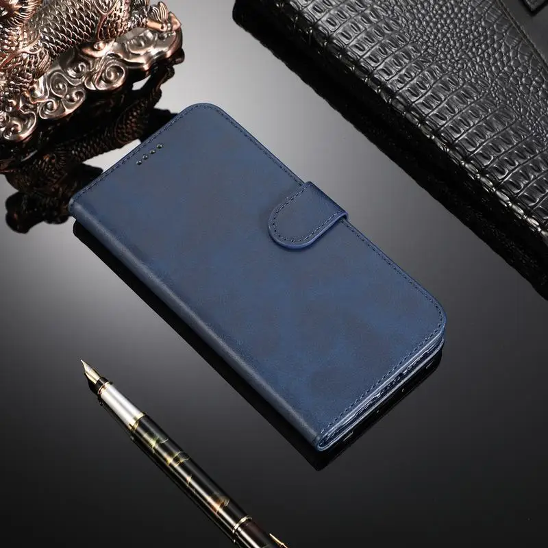 Флип-бумажник чехол для Huawe Honor 8A чехол роскошный Магнитный винтажный простой кожаный чехол для Honor 8 A 8A чехлы для телефонов Coque